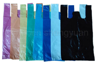 Disposable T-shirt Shopping Bags Plastic Shopping bag