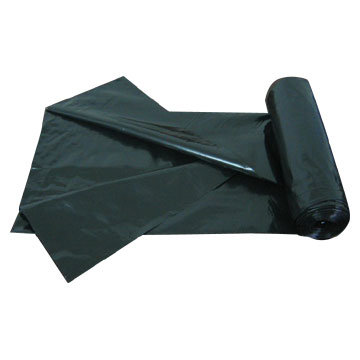 LDPE Black C Fold Heavy Duty Plastic Bin Liner