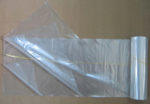 LDPE Transparent Star Seal Roll Packed Plastic Garbage Bag