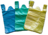 HDPE Plain Plastic Vest Handle Bag