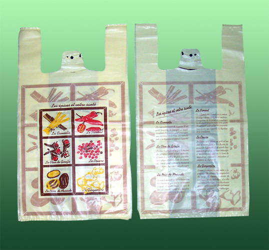 HDPE Printed Plastic Grocery Bag