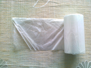 HDPE Plain Star Sealed Plastic Roll Bag